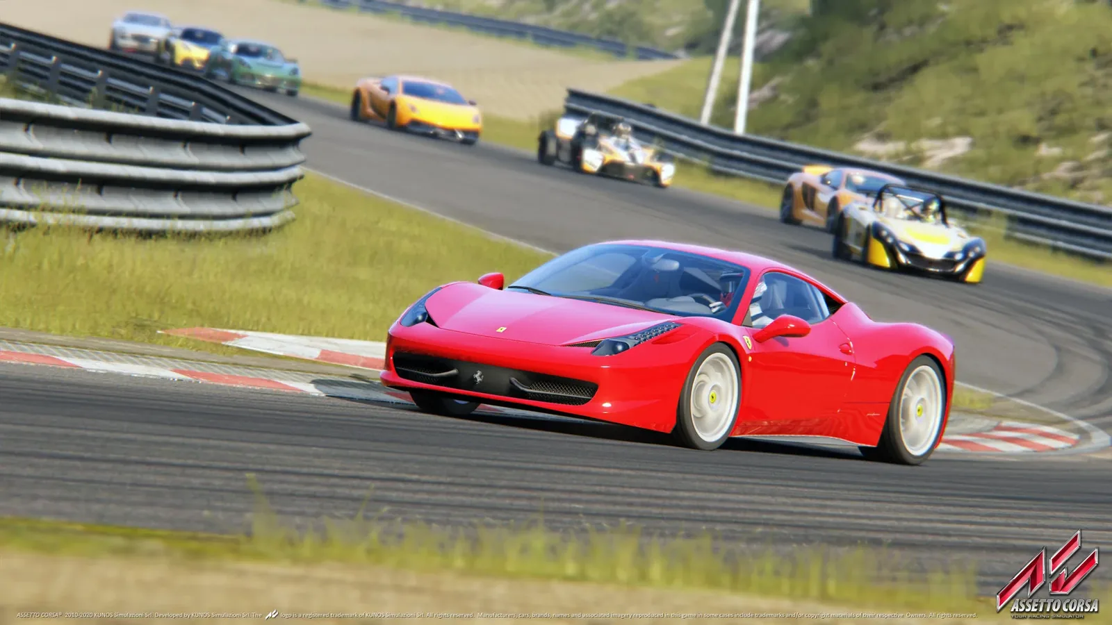 Заезд на трассе Муджелло в Assetto Corsa