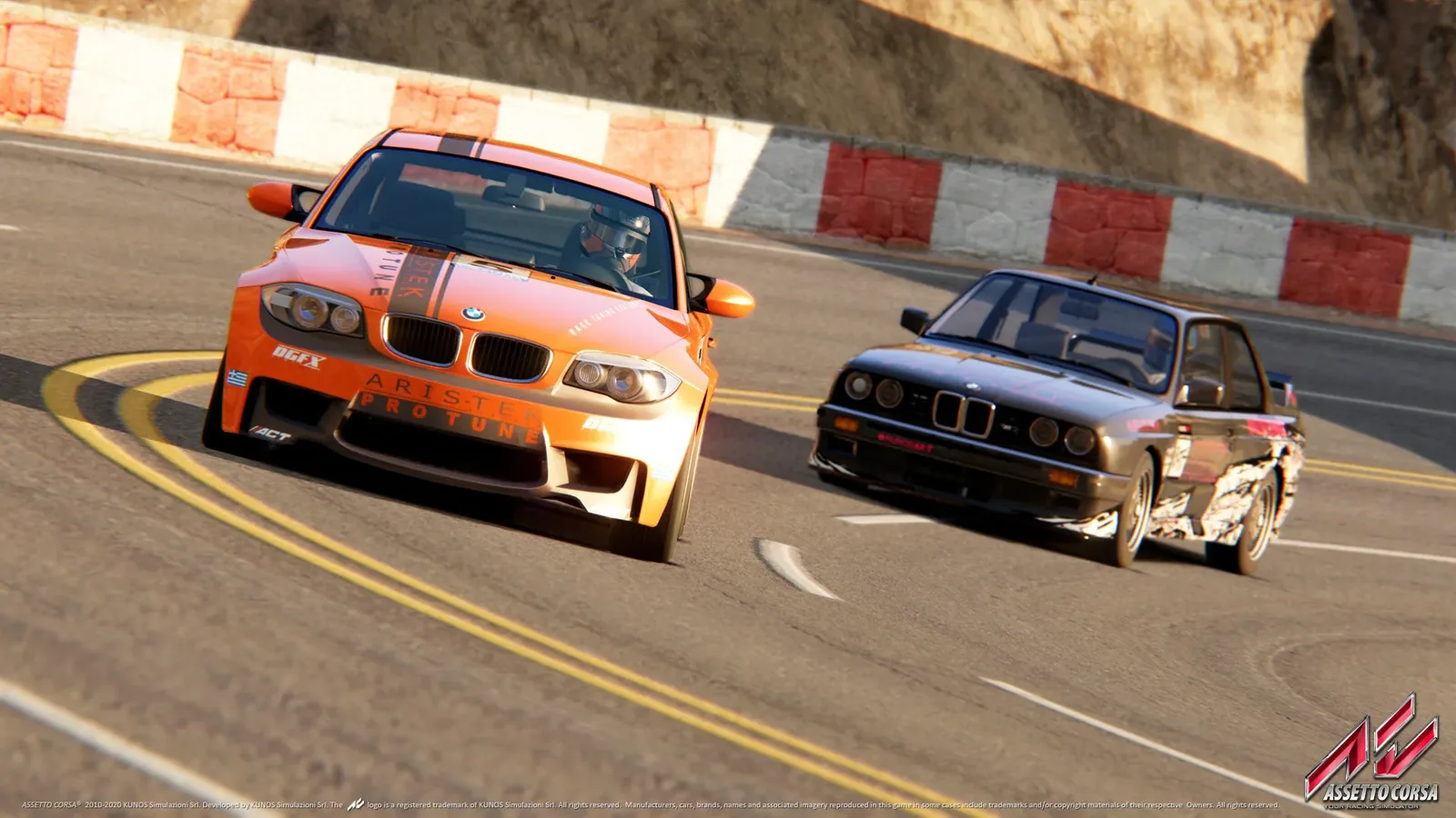 Заезд на трассе Монца в Assetto Corsa