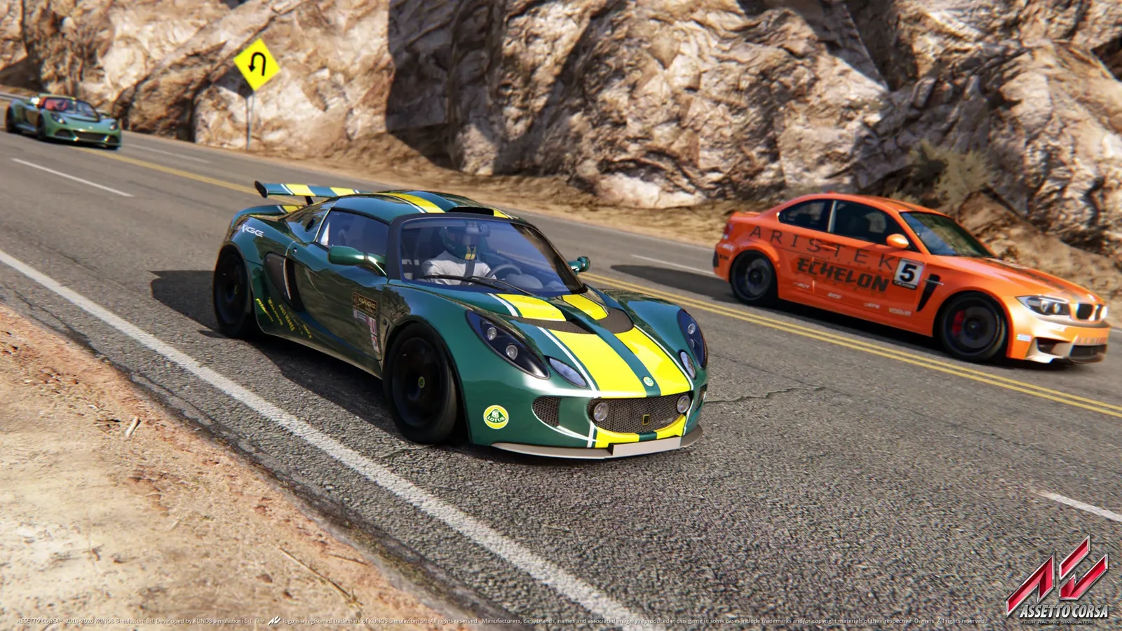 Заезд на трассе Царство черной кошки в Assetto Corsa